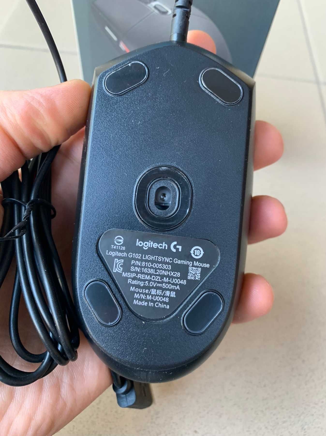 Игровая проводная мышь Logitech g102 (новая в коробочке)