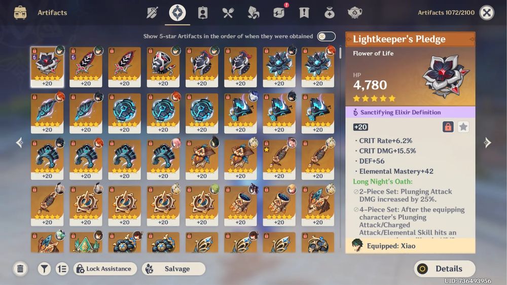 60 Ранг Топ Аккаунт Genshin Impact