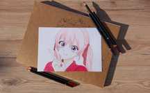 Rysunek A5 Anime Manga