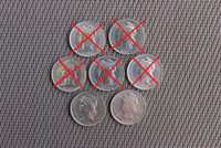 03 Antigas moedas de 10 Centavos em prata de 1915 (BELA/SOB)