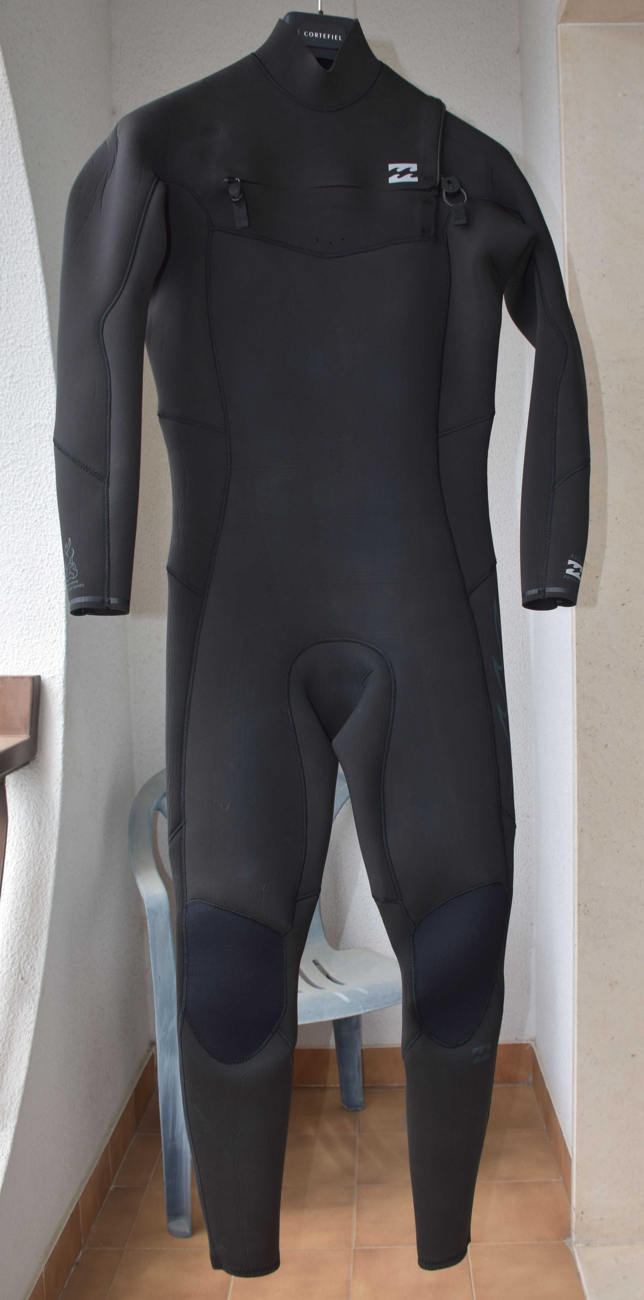 Fato de surf Billabong Absolute 4/3mm, tamanho M