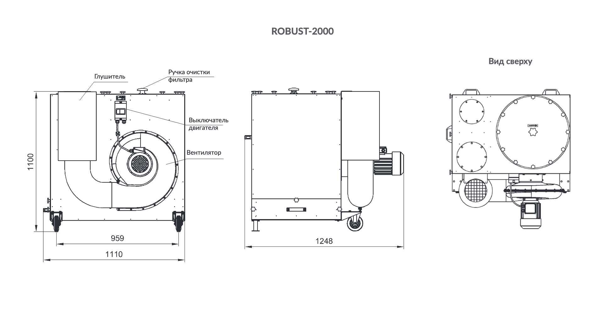 Фільтро-вентиляційний пристрій ROBUST 2000