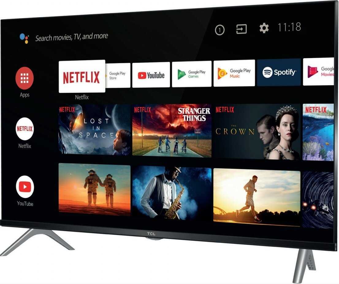 Telewizor LED 40" TCL 40S618 FullHD Android TV DVB-T2/HEVC Nowy GW