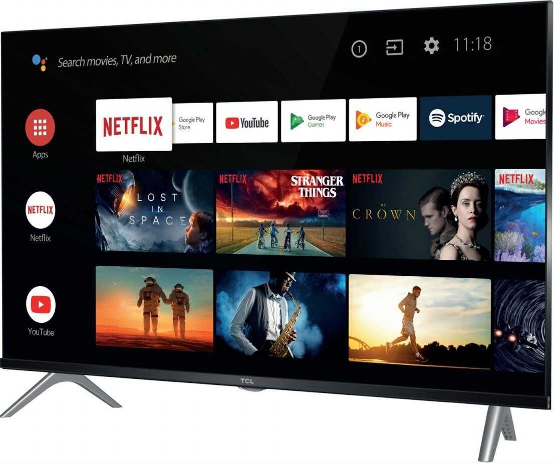 Telewizor LED 40" TCL 40S618 FullHD Android TV DVB-T2/HEVC Nowy GW