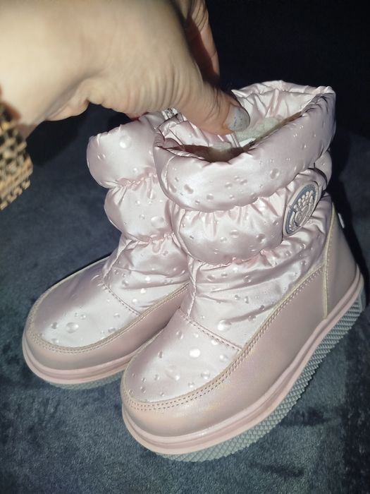 Теплі зимові черевики, сапожки 26 розмі, дитячі, дівчинкар