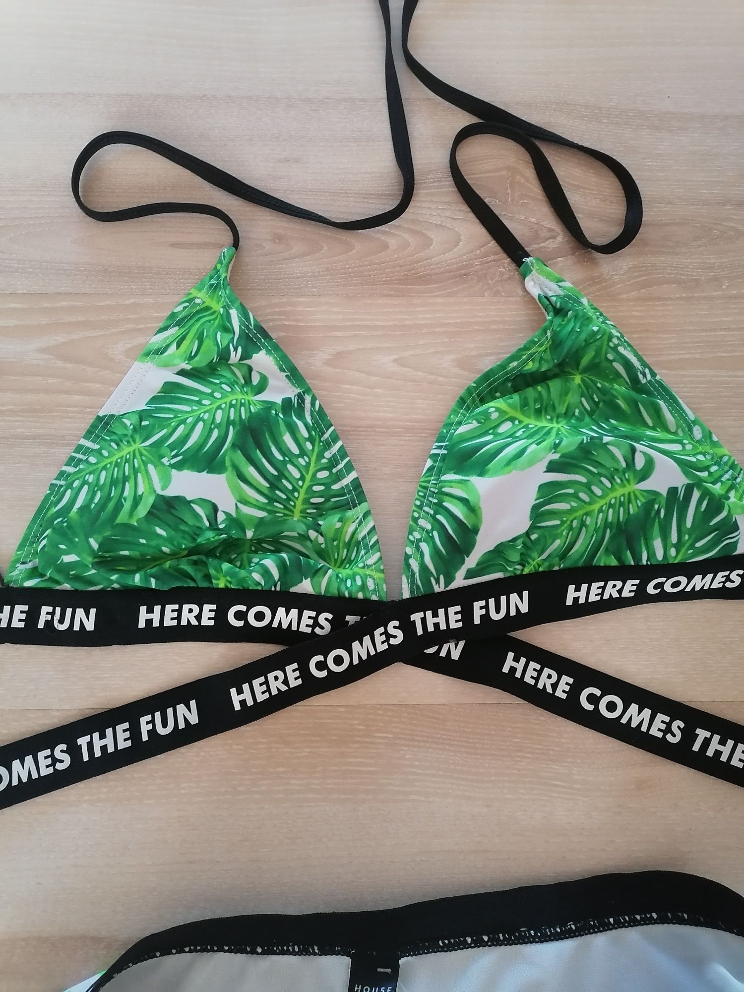 Bikini stroj kąpielowy M liście monstery