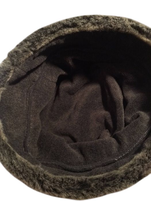 Ciepła czapka z futerkiem