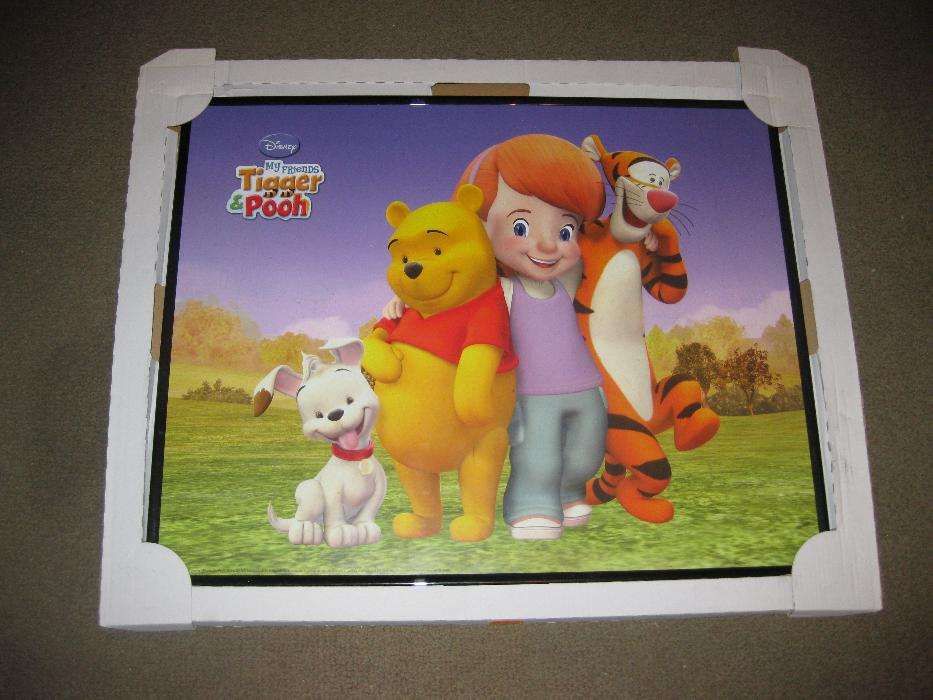Quadro da Disney “My Friends Tigger & Pooh”/Novo e Embalado!