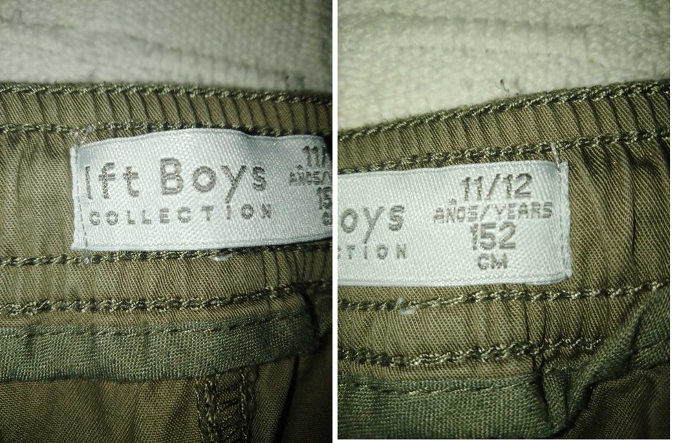 Calças Lefties Boys Verdes 11-12 Anos 152cm