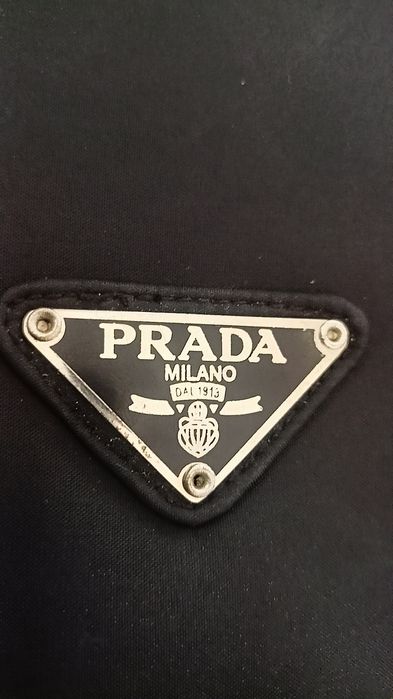 Torba listonoszka prada oryginalna czarna