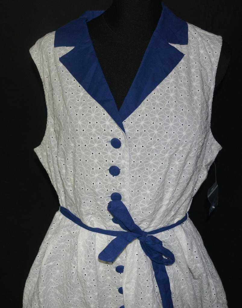 Rozkloszowana sukienka w stylu retro ModCloth XL