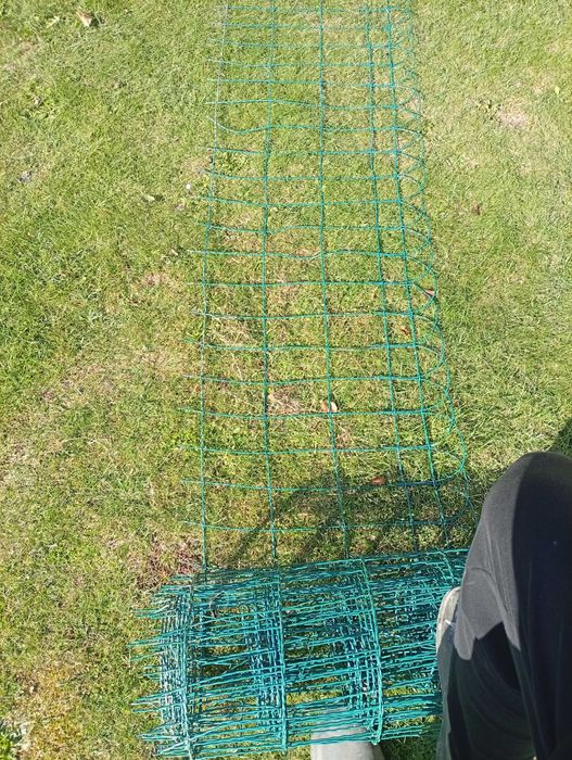 SIATKA rabatowa - 80x60/80x150mm - wysokość 0,65m - ZIELONA - 3 rolki