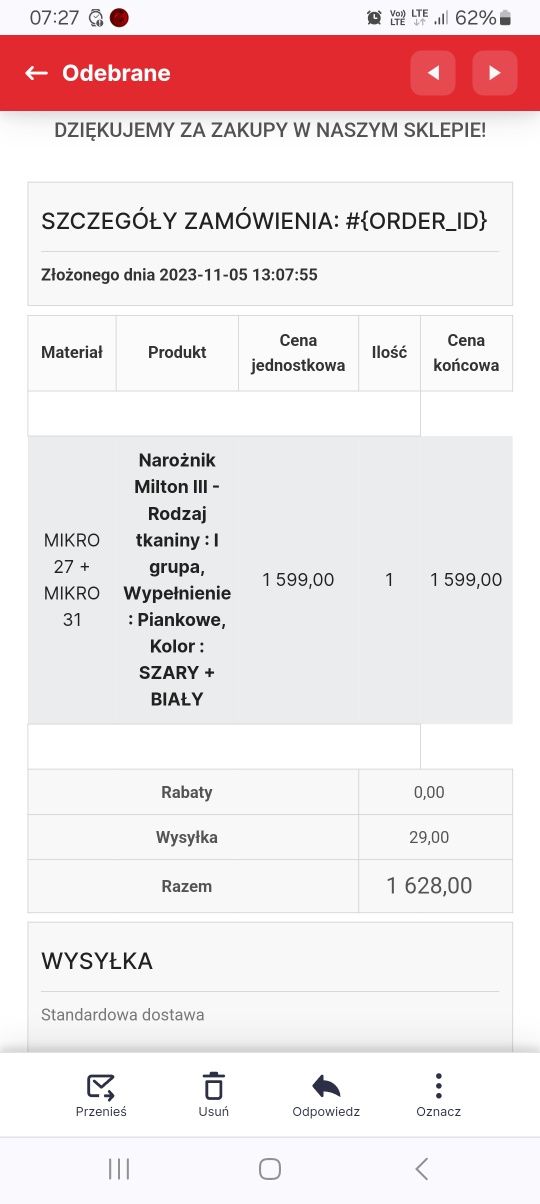 Naroznik wypoczynek