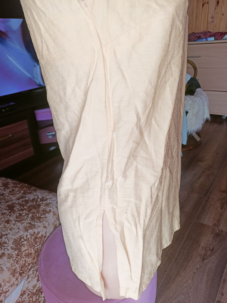 Tunika żółta, elegancka