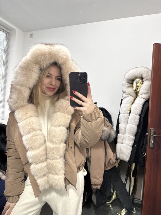 2025 Зимова куртка з хутром Примірка Дніпро