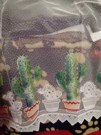 Firanka w kaktusy