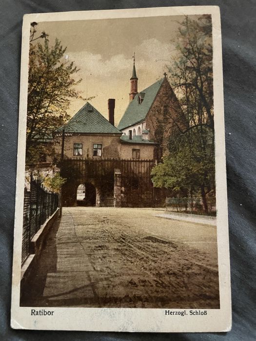 Bardzo stara widokówka Racibórz 1930 rok