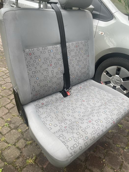 Kanapa fotele fotel pasażera ławka dwójka volkswagen VW T5 XO