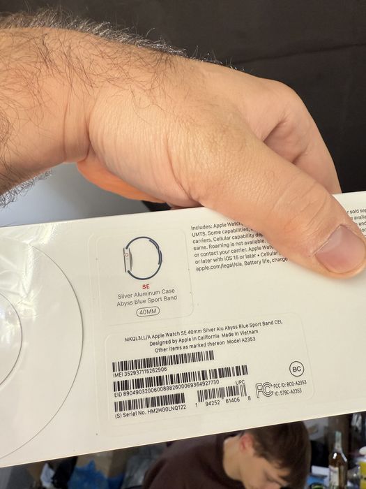 Apple watch SE 40 mm silver LTE єпл воч