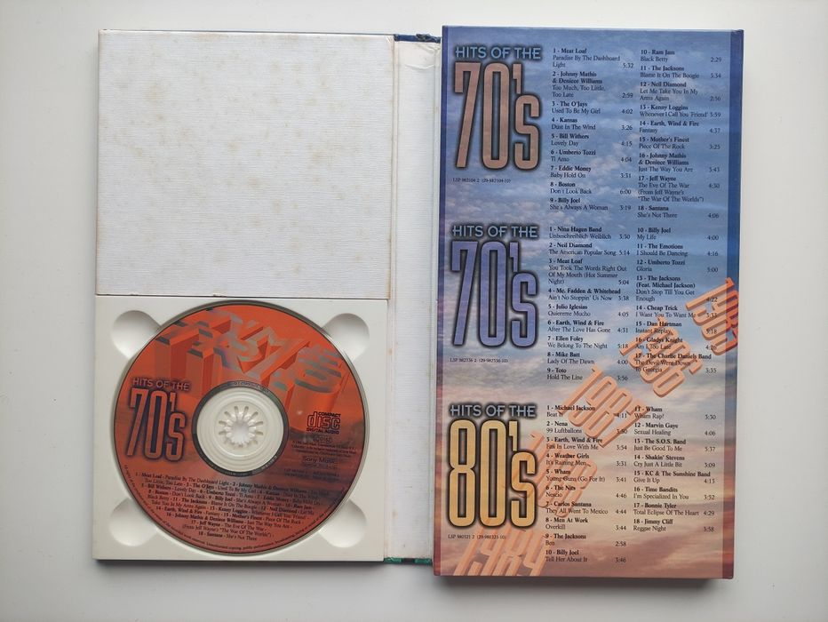 Vários artistas- Time Trip- 5CDs Anos 70, 80 e 90