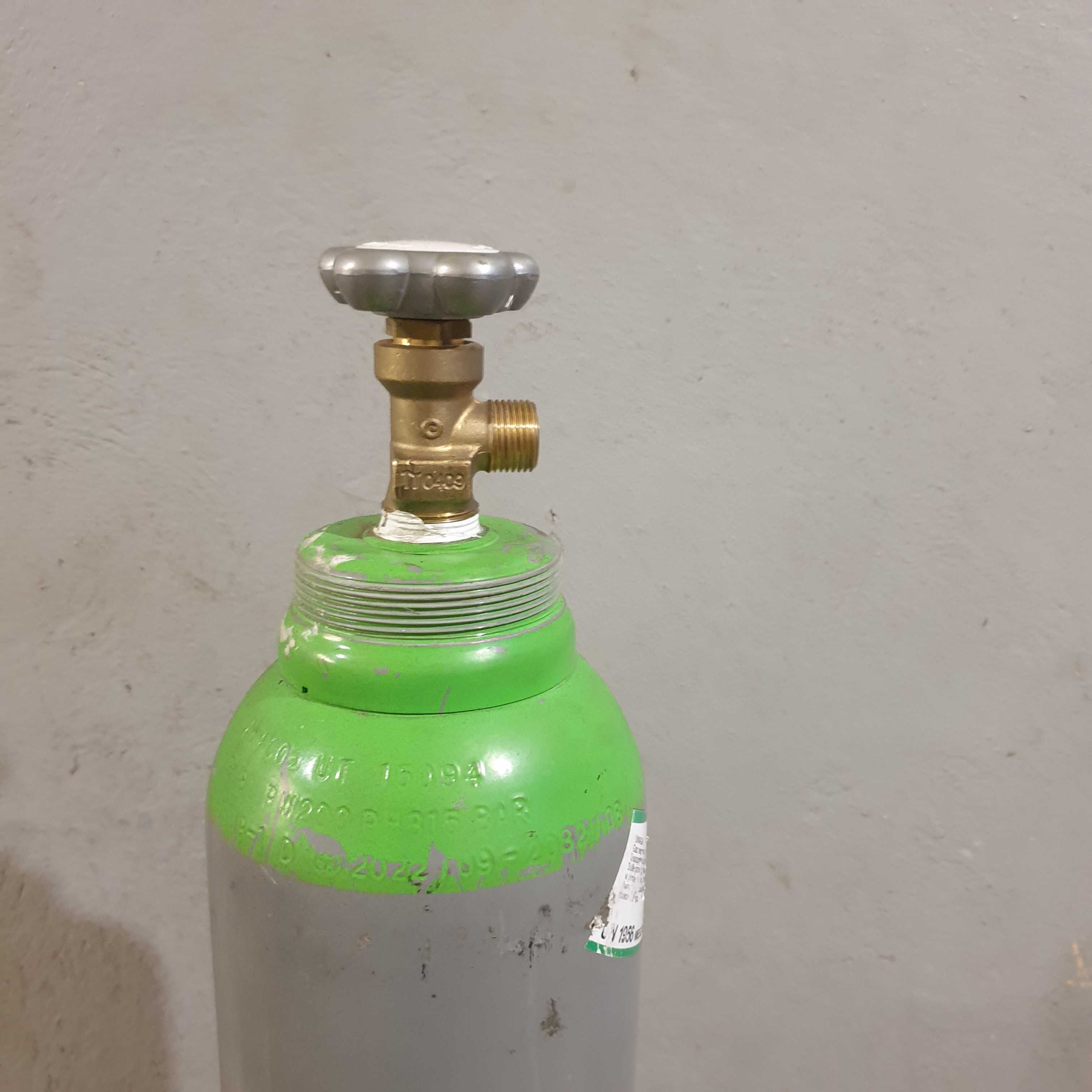ZESTAW REDUKTOR BUTLOWY MINI ARGON CO2 2 manometru butla argonova 8L