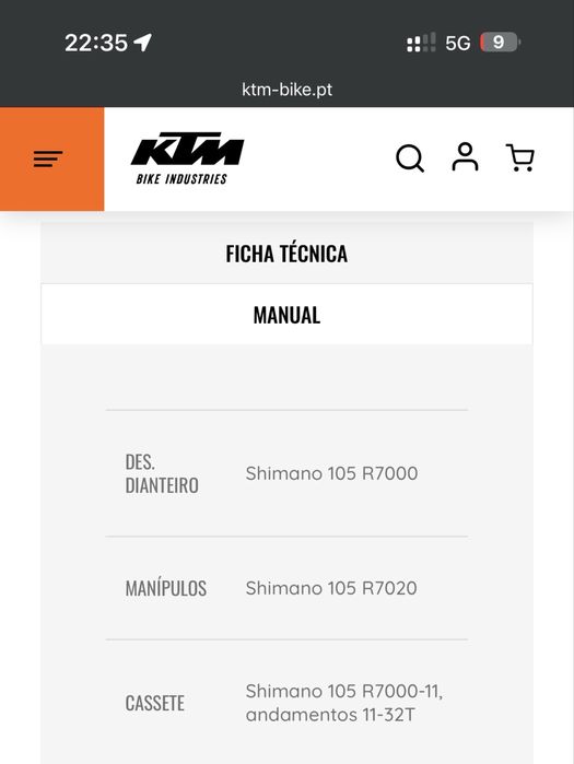 Bicicleta KTM Alto Elite Revelator