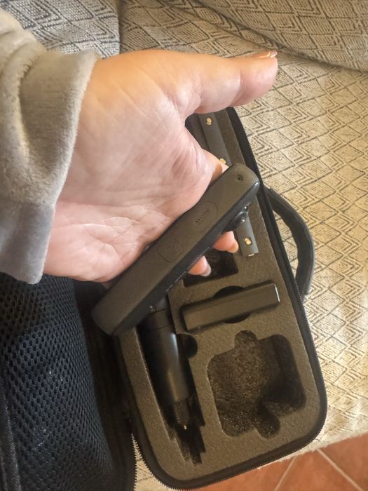 Camera 360• x2 cinzenta com case e baterias