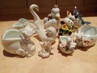 Figurki porcelanowe ręcznie zdobione