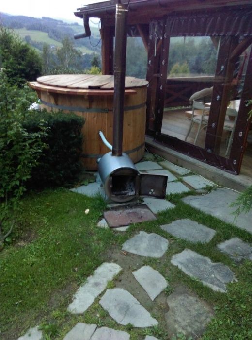 Domek Krynica Zdrój. Nocleg w górach. Kominek, balia.