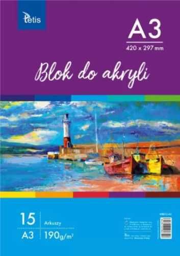 Blok do akryli A3 15 kartek KB012 - A3