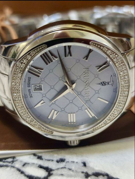 Trussardi - just Time Diamond, Kobiety -2022. Nowy. Prezent.