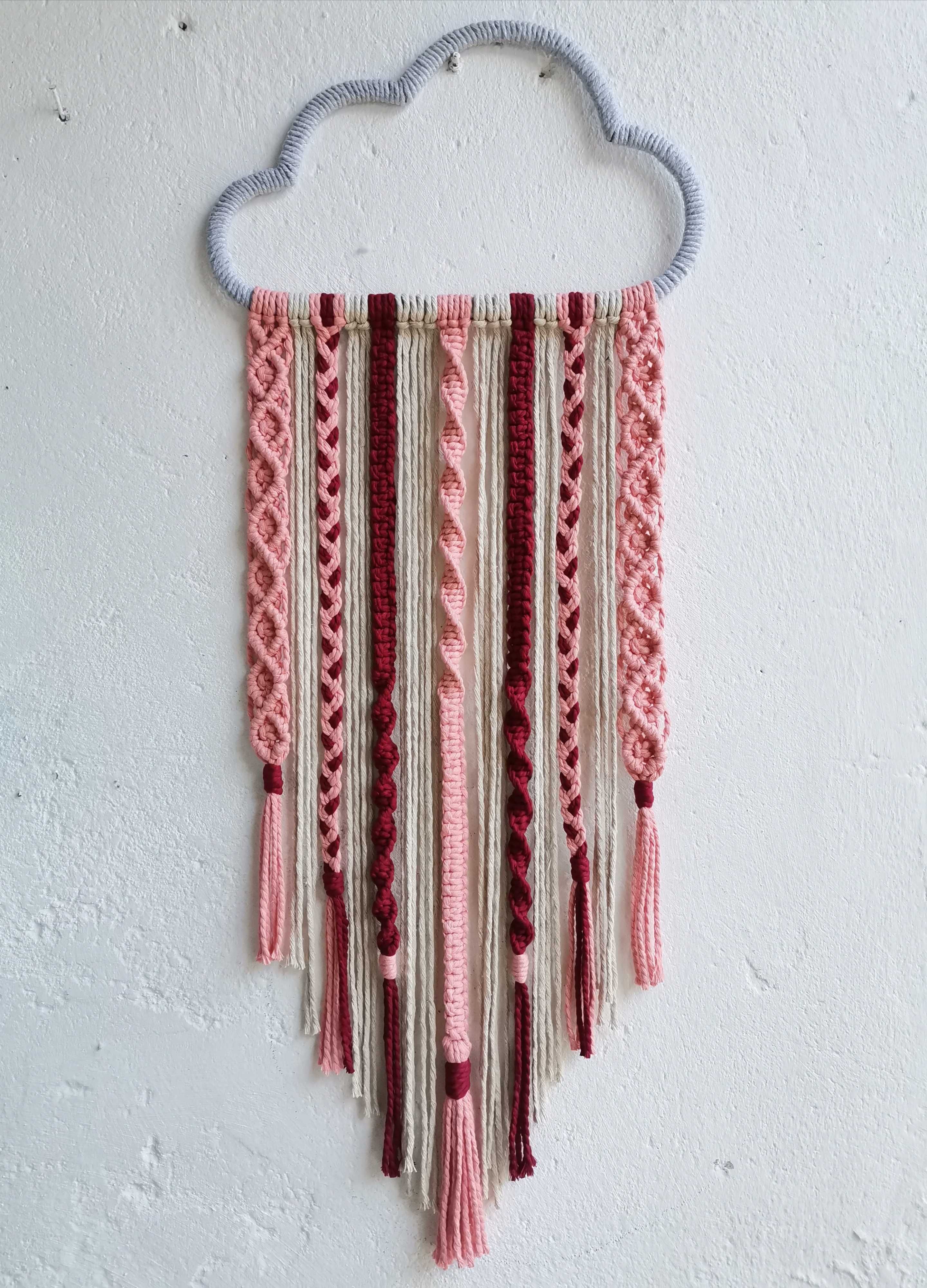 Nuvem caça sonhos macrame