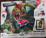 Dino Mundi 3D Atak Tyranozaura Tor Przeszkód klocki interaktywne
