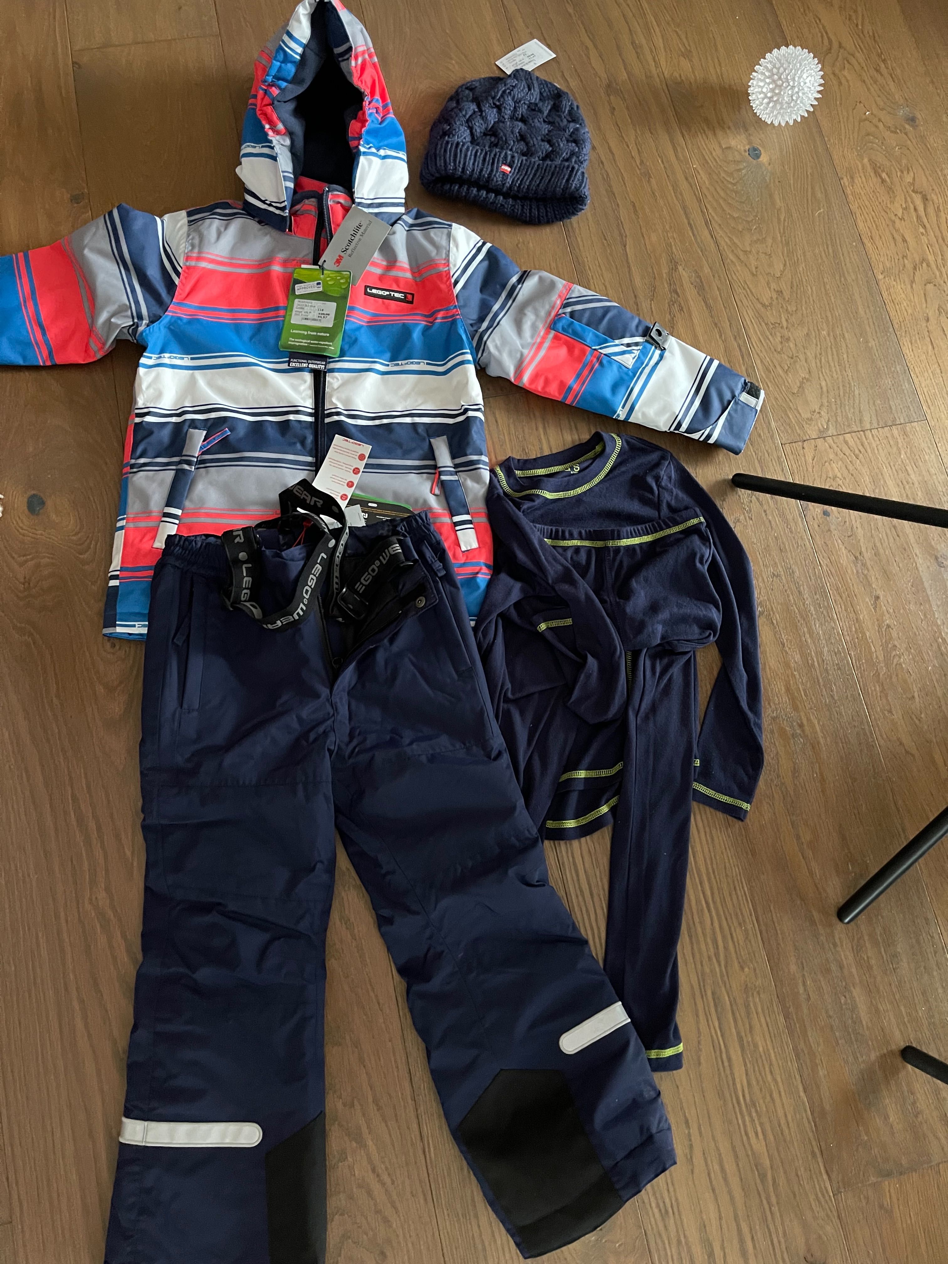 Nowy Zestaw kurtka i spodnie narciarskie Lego roz. 116 cm
