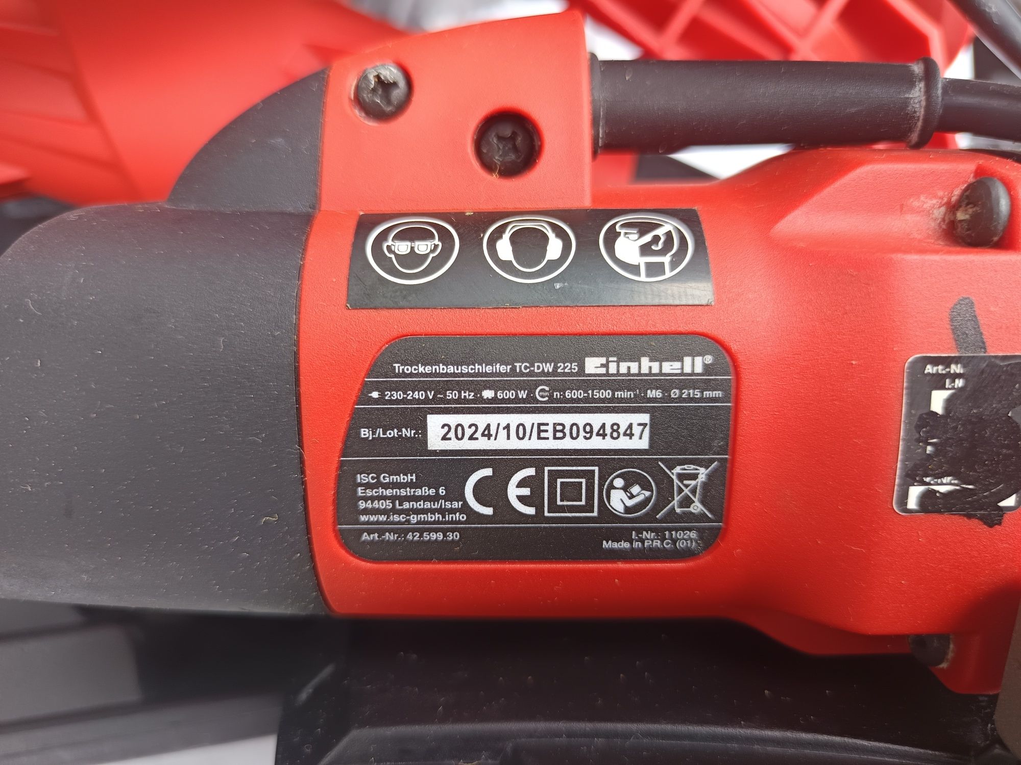 Szlifierka do gipsu Einhell TC-DW 225