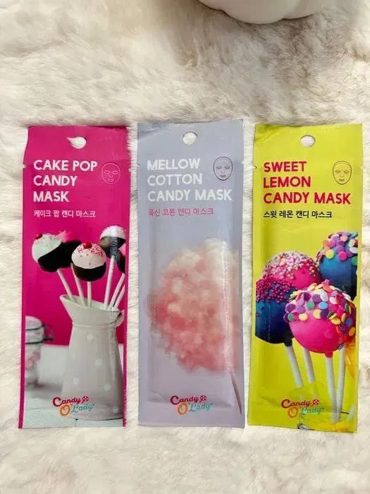Maska do twarzy w płachcie koreańskie Candy o lady maseczka w płacie