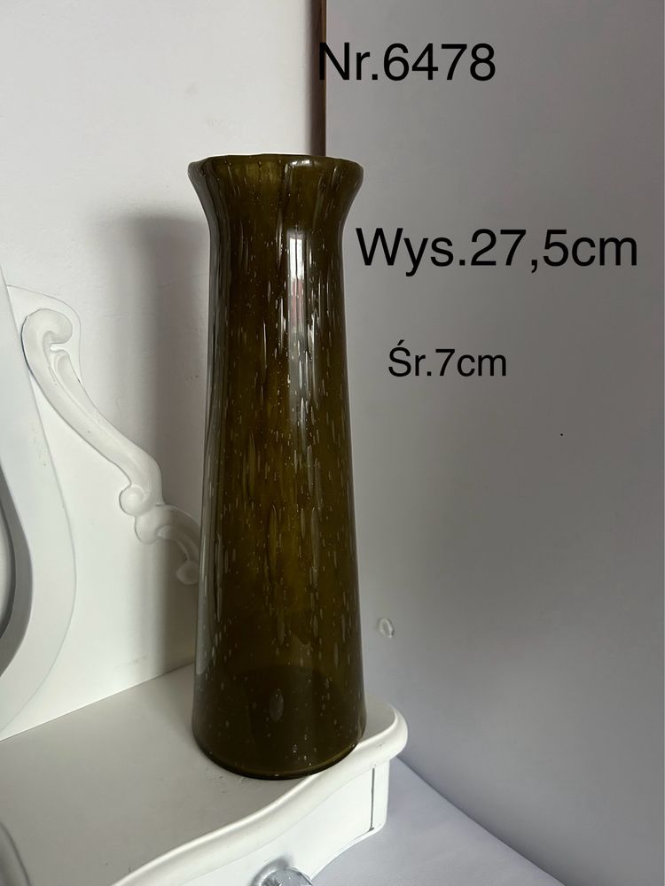 Szklany wazon, pęcherzyki powietrza nr.6478