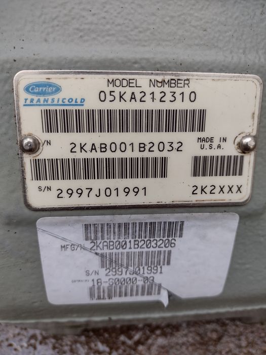 Carrier Sprężarka kompresor chłodnia