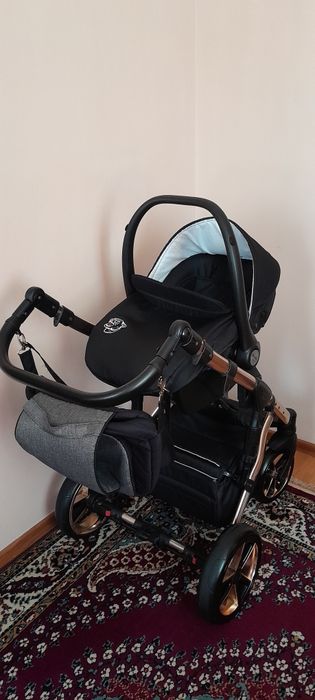 Дитяча коляска baby merc faster style 3 в 1 в чудовому стані