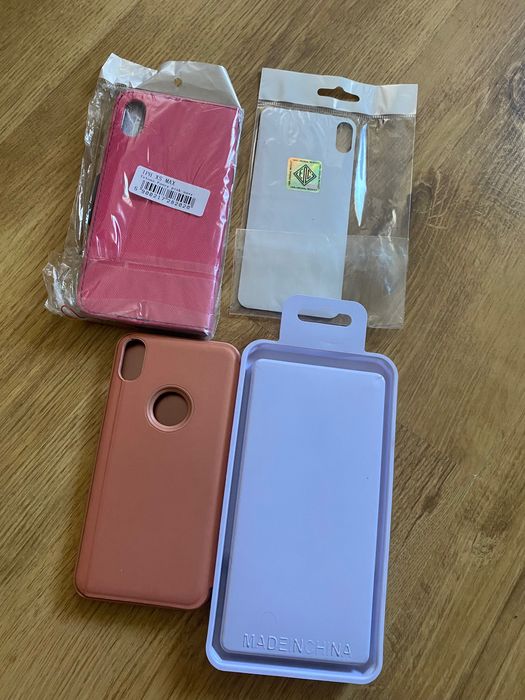 3 Etui IPhone XS Max. Plus folia