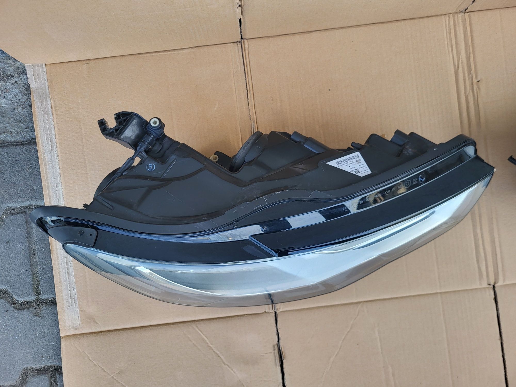 audi a6 c7 lampa przod uk lampy anglik