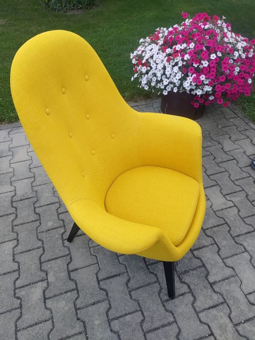 Fotel IKEA żółty