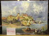 Kopia obrazu J.Szermetowskiego widok Sandomierza od strony Wisły