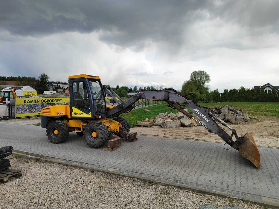 Mecalac 12MXT  koparka z komplet łyżek , Macalac obrotówka