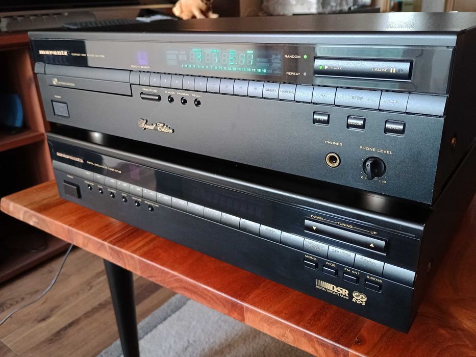 Marantz CD72 SE Special Edition pilot Marantz + Marantz ST-83