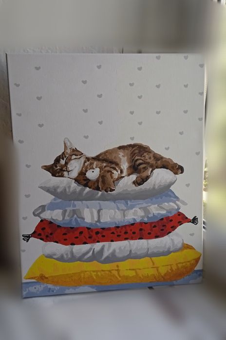 Картина ручной работы Котик