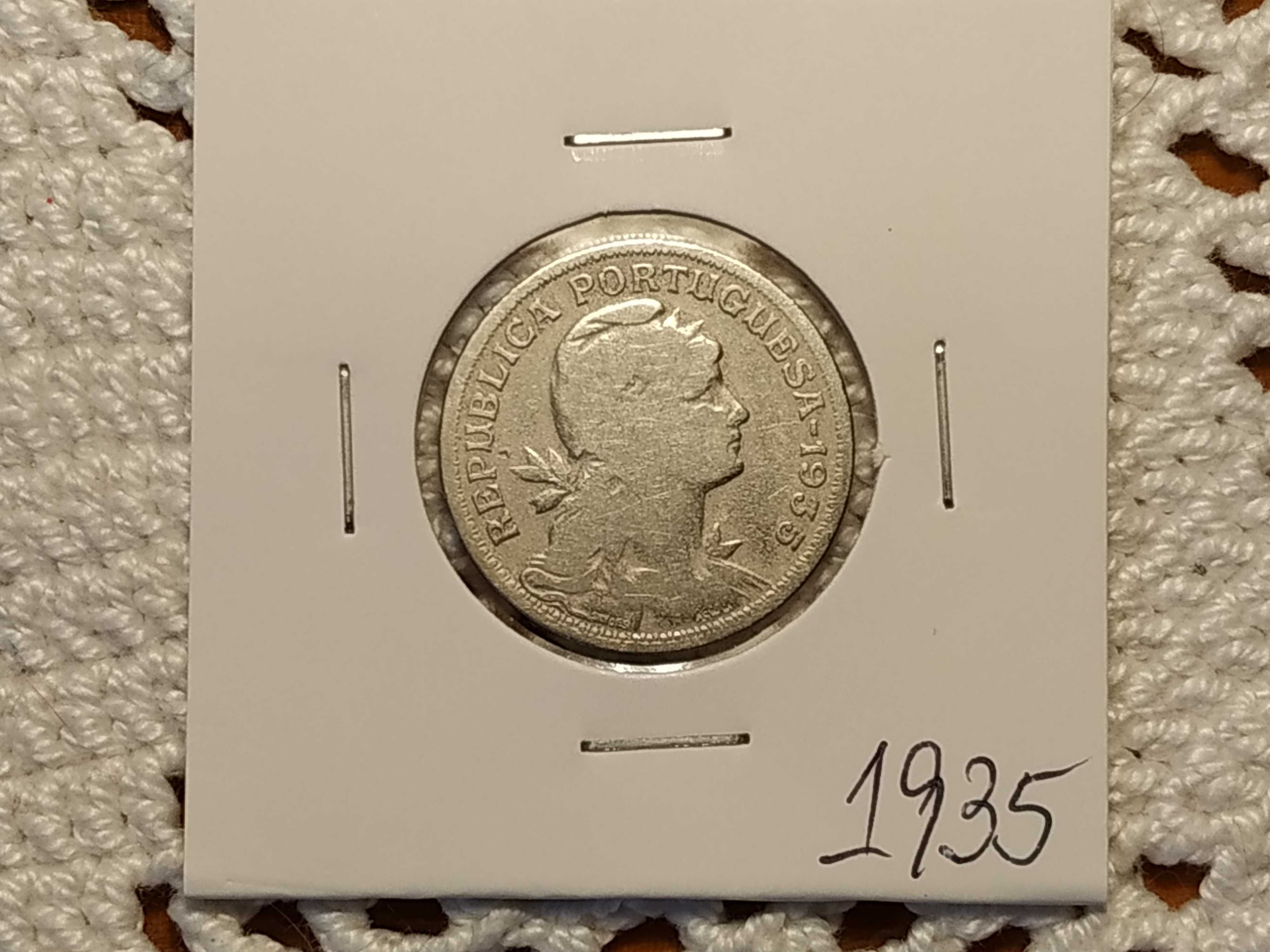 Portugal - moeda de 50 centavos de 1935