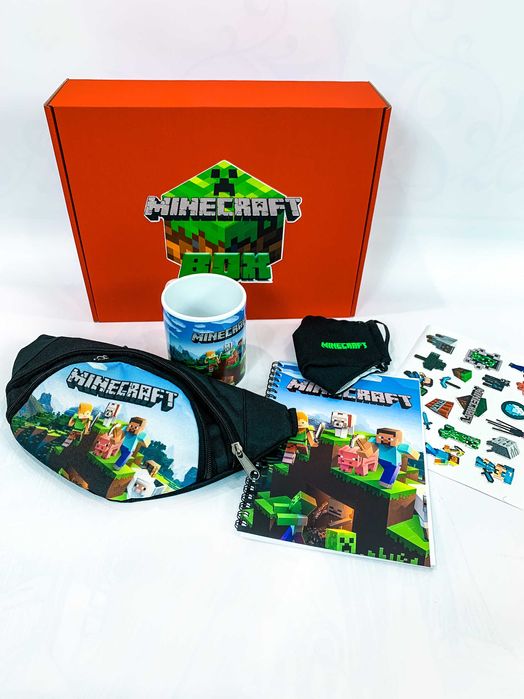 Minecraft Подарочный бокс - набор Майнкрафт бананка Подарок