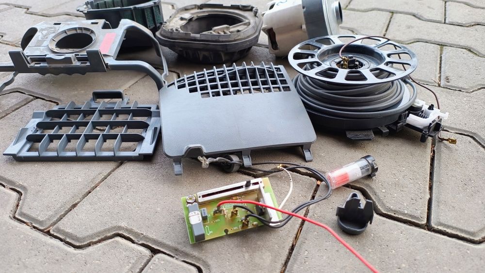 Odkurzacz Zelmer Odssey Jupiter  części zwijacz regulator