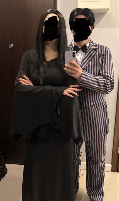Strój na Halloween - Morticia i Gomez Addams